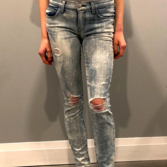 Current Elliot Knee Ripped Jeans - Picture 1 of 3